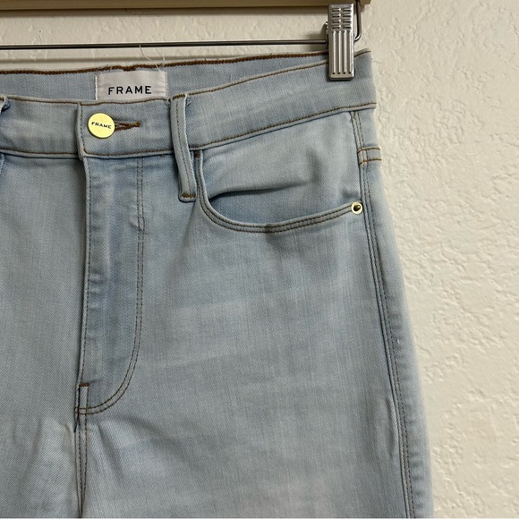 Frame Made in the USA Le Sylvie Slender Straight in Pacifica Jeans, Size 27 - Picture 2 of 7